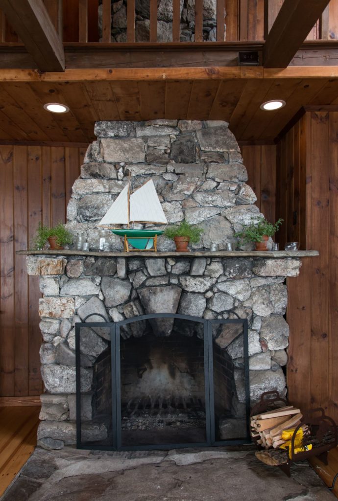 Main Lodge fireplace.