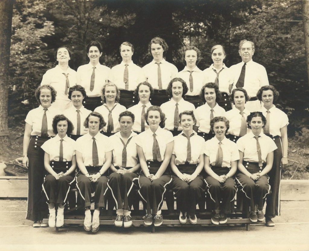 Elizabeth and Betty with campers