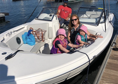 Olson family summer - Linekin Bay Resort