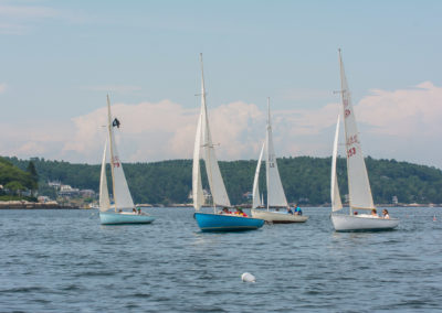 Sailing at Linekin Bay Resort - LLBean Maine Coast Adventure Trip