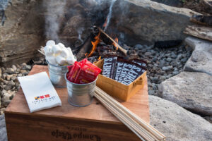S'mores to make at a Boothbay Harbor resort after enjoying a picnic in the park.
